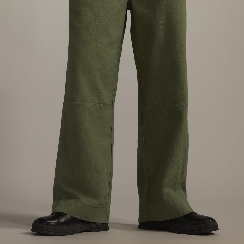 The Canvas Organic Cotton Pull-On Pant | Forest Green – Everlane
