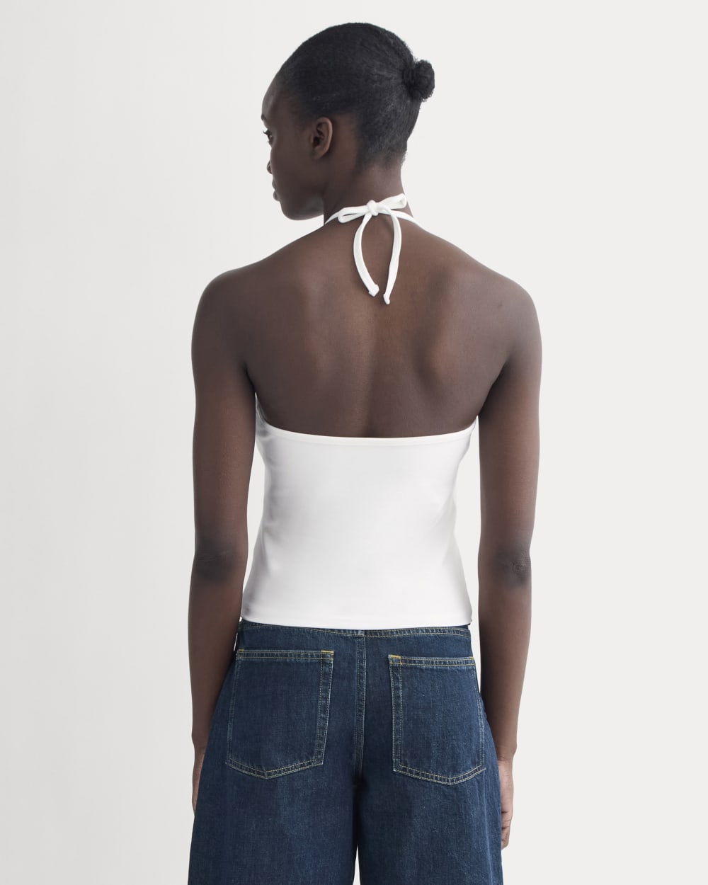 Floerns Top Estivo Crop Halter Per Donna, Senza Maniche, Con Dettaglio Metallico, Elasticizzato, Per Vacanze E Uscite