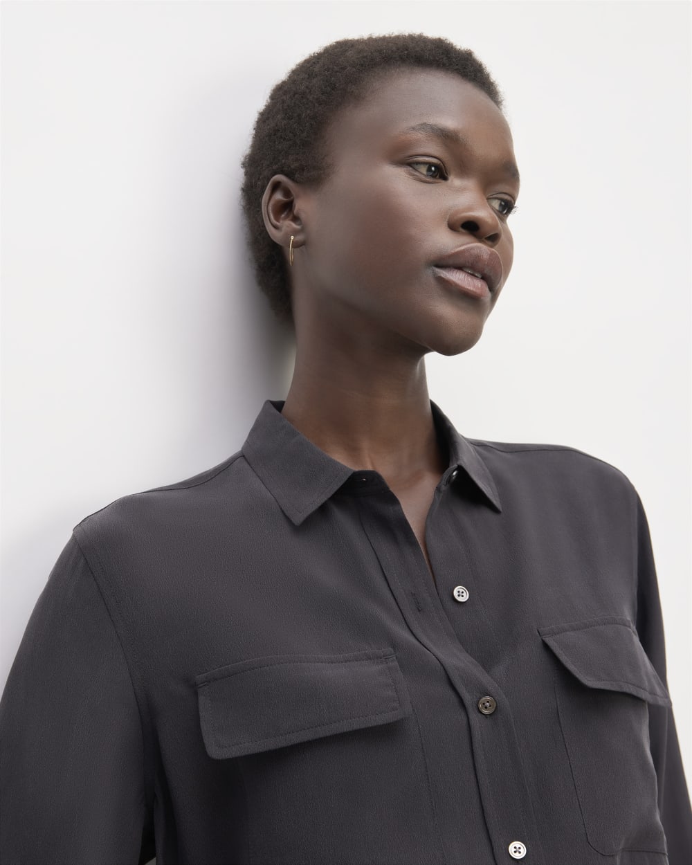 black silk dress shirt womens Amazon.com: Satin Long Sleeve Shirt for Women Dressy Casual Button Down Silk Shirt Tops Soft Comfortable Work Blouse Loose Shirts Black : Clothing, Shoes & Jewelry