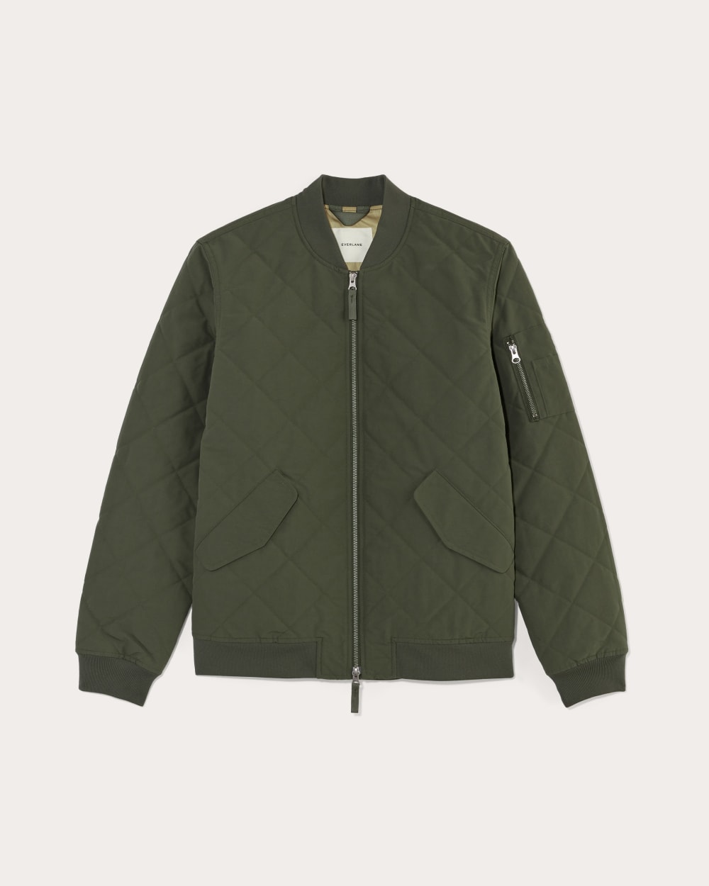 mens-diamond-quilt-bomber-dark-forest | alt