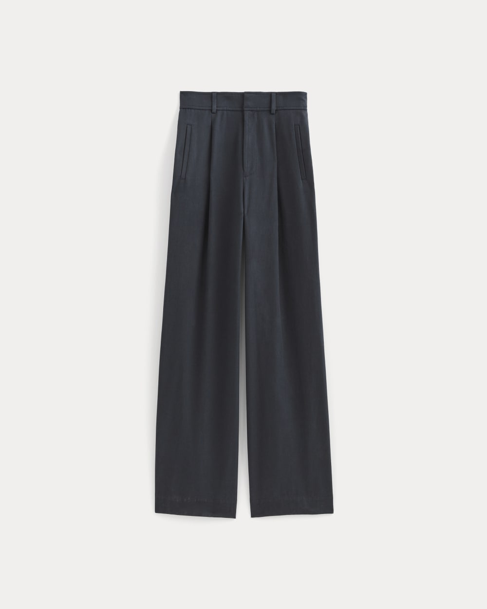 The Draper Pleated Pant in Buttersmooth | Navy | 30