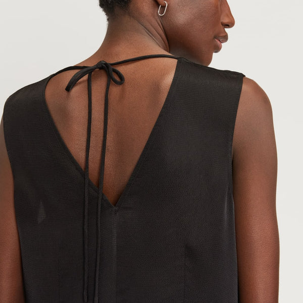 Satin V-Neck Top
