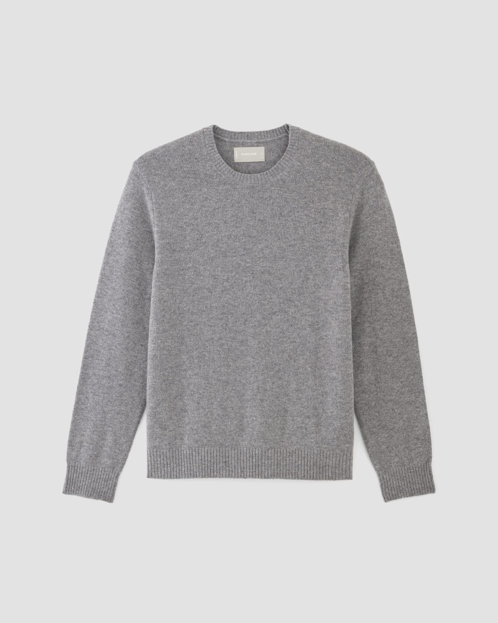 The Premium Merino Crew Neck Sweater | Heathered Mid-Grey – Everlane