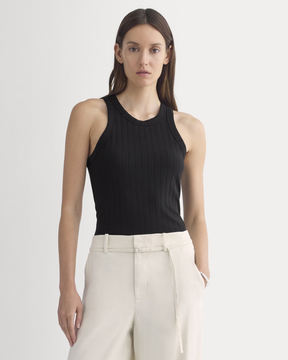 womens-racerback-tank-in-pointelle-black | primary