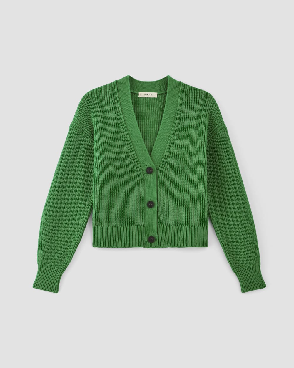 The Boxy Cardigan in Everyday Cotton | Grass Green – Everlane