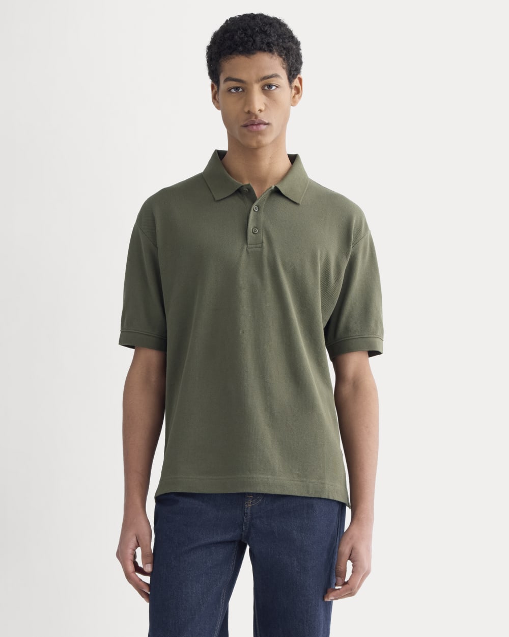 Classic Piqué Polo | Olive Night – Everlane