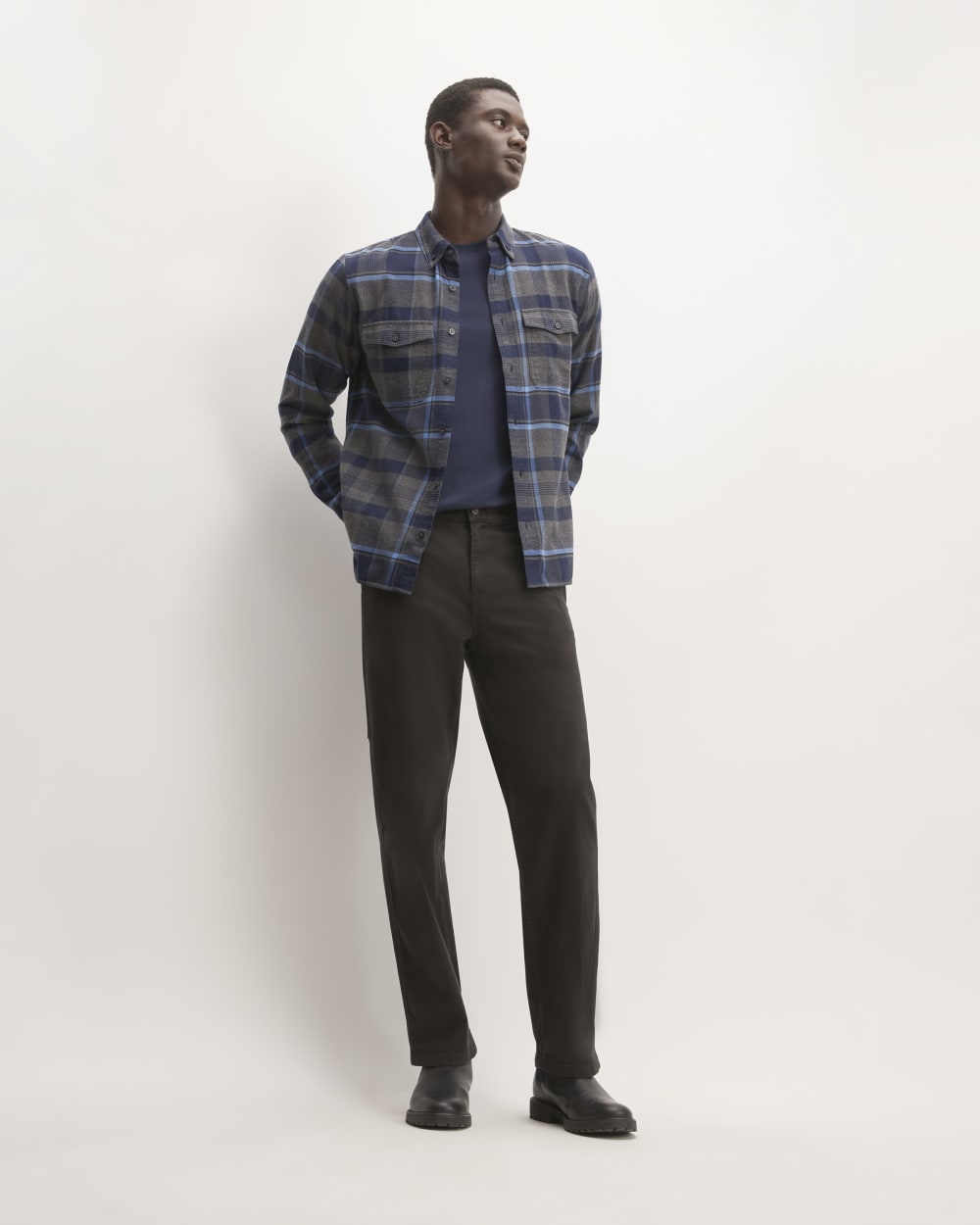 mens-modern-flannel-shirt-blue-black-navy-charcoal