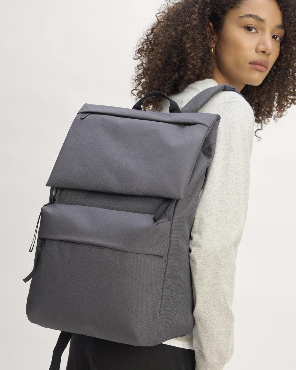 The ReNew Transit Backpack | Warm Charcoal