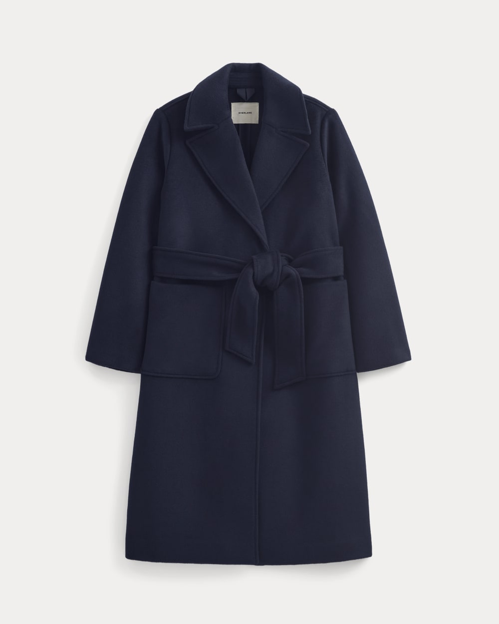 womens-rewool-belted-blanket-coat-deep-navy | alt