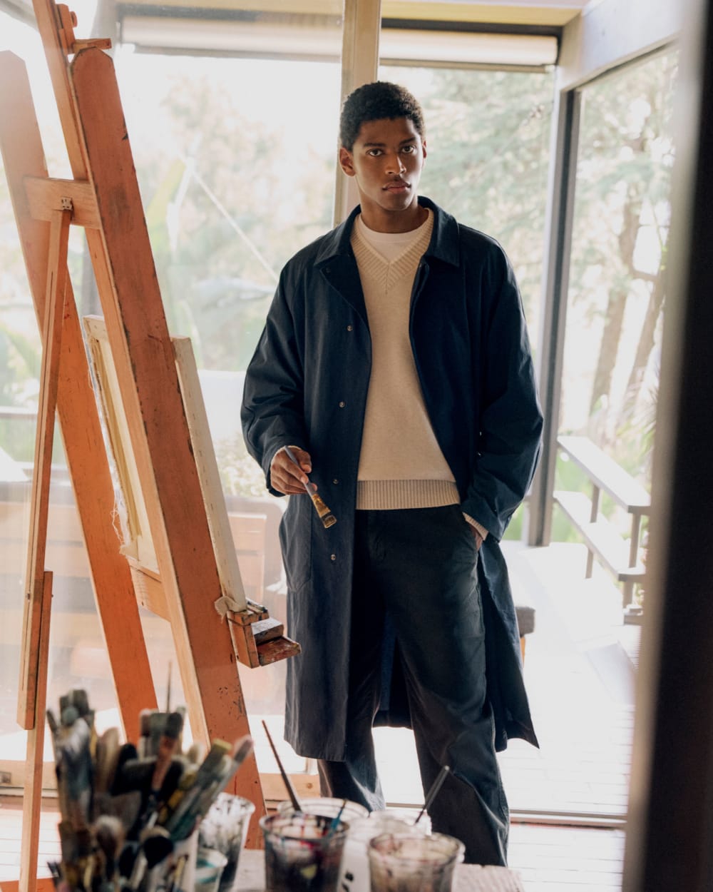 Everyday Relaxed-Fit Chino | Black – Everlane