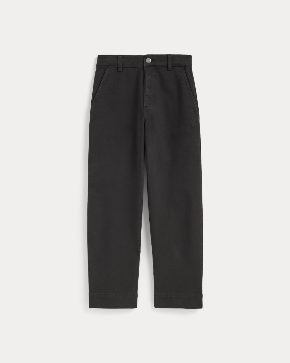 womens-twill-utility-straight-leg-pant-black | alt