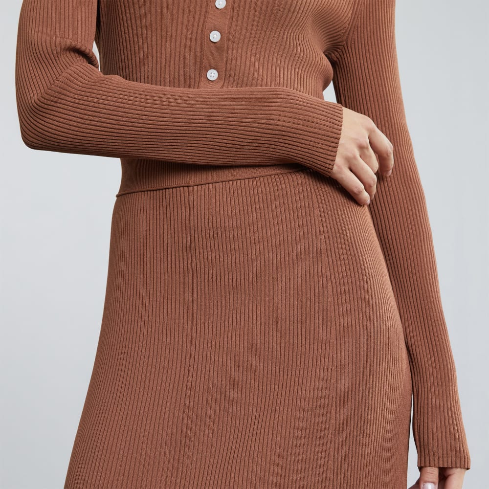 womens-ribbed-knit-skirt-cocoa-brown