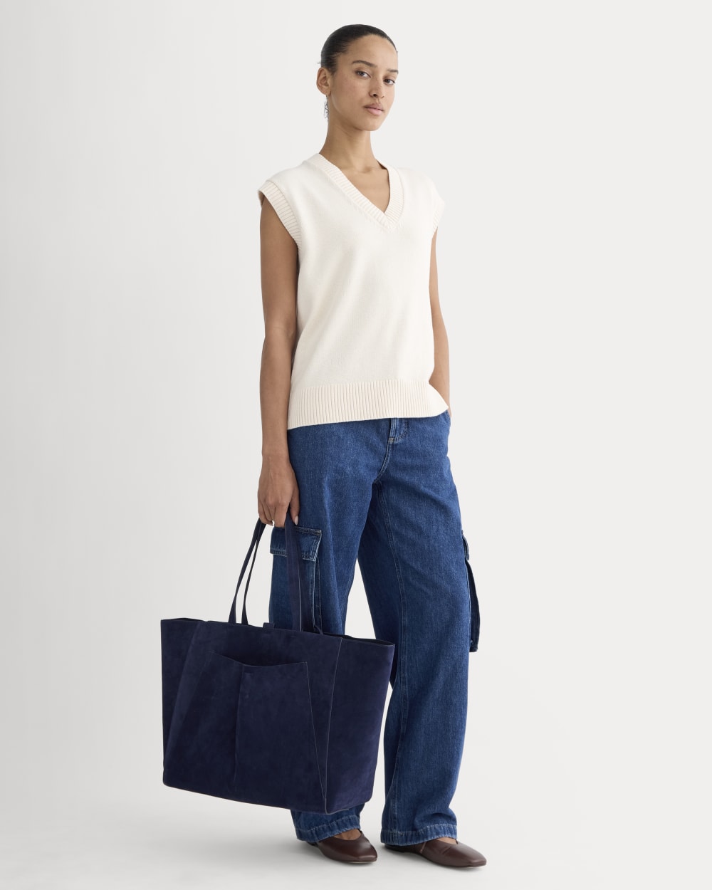 Studio Market Tote | Navy – Everlane