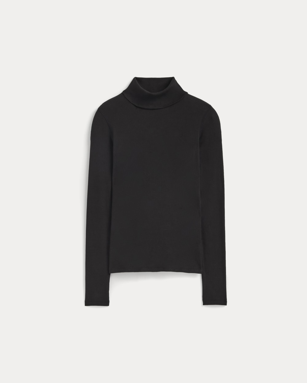 The Luxe Rib Turtleneck | Black – Everlane