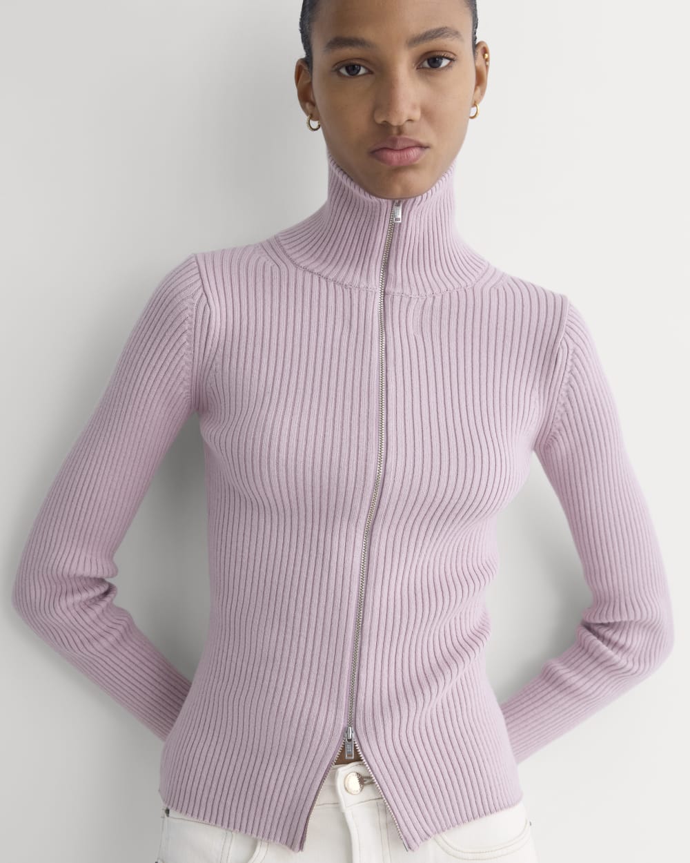 womens-full-zip-rib-jacket-cotton-burnished-lilac | primary