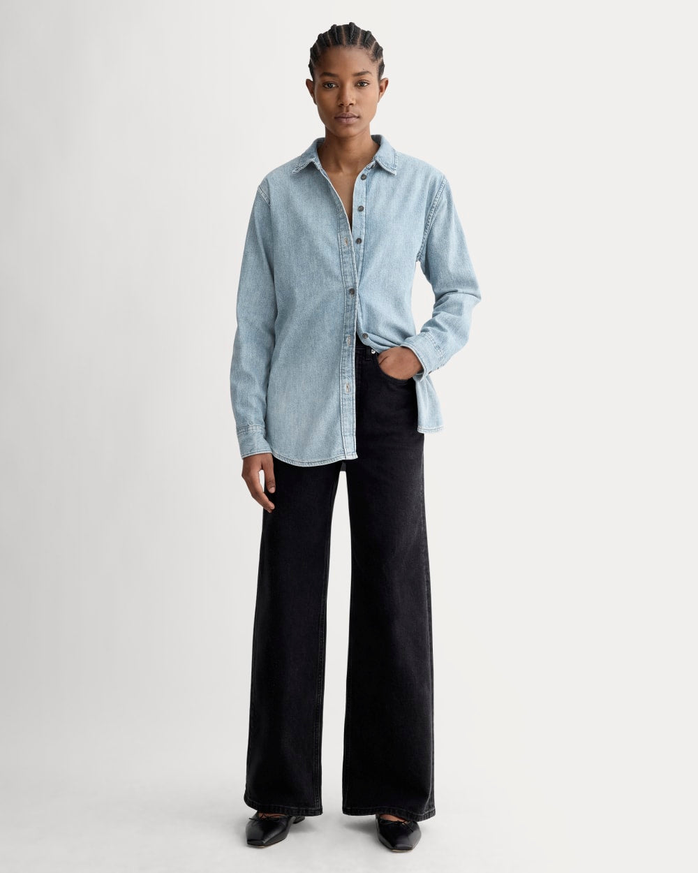 The Must-Have Shirt in Denim | Light Indigo – Everlane