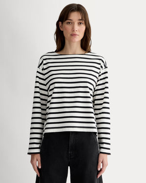 The Mariner Tee | Bone / Black