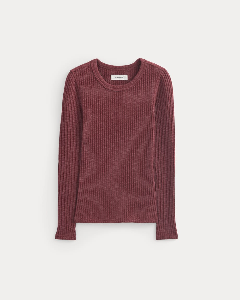 womens-rib-knit-crew-pomegranate | alt