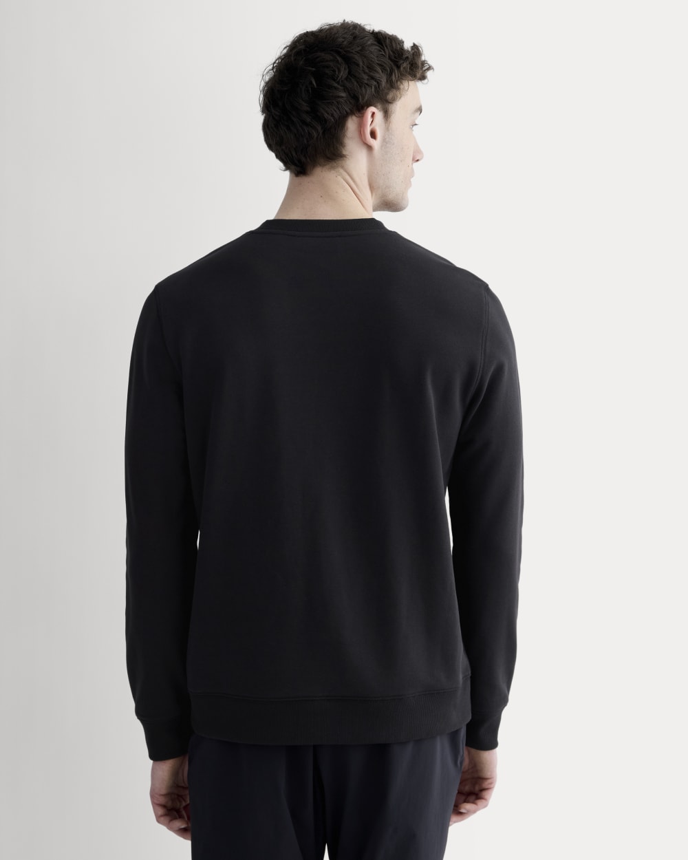 トップス everyone cotton crew neck sweat BLACK L everyone cotton crew neck sweatshirt (BLACK) | everyone