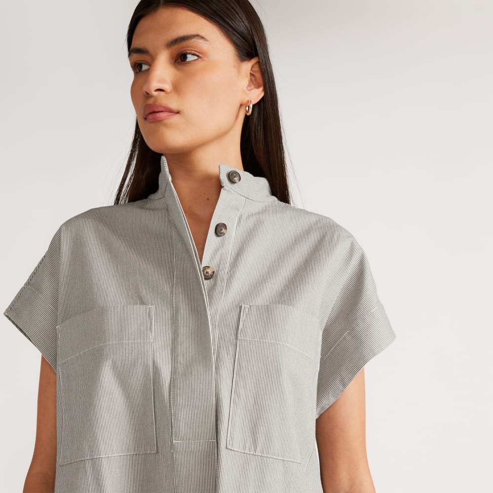 everlane linen workwear dress The Linen Workwear Dress