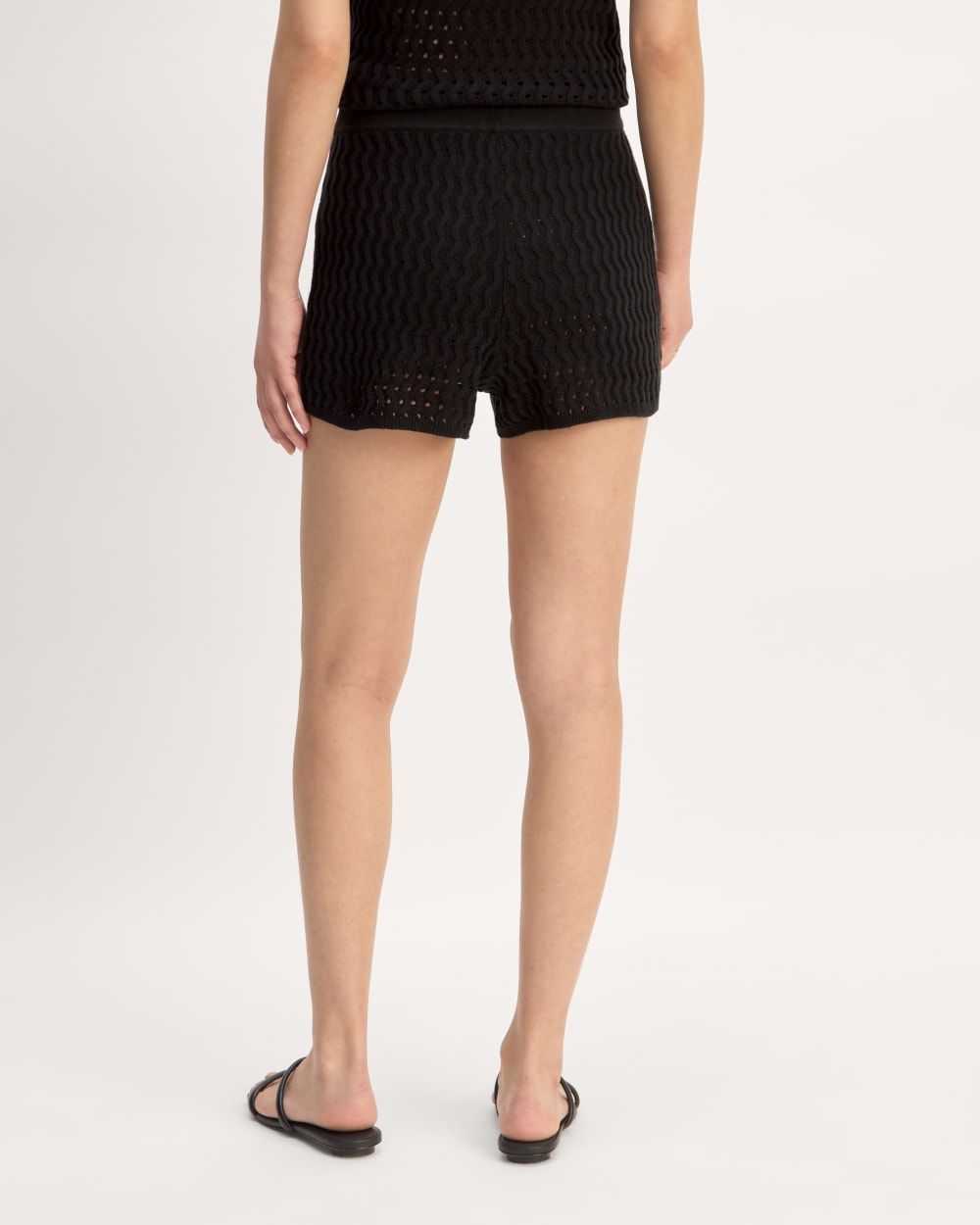 The Crochet Knit Short | Black – Everlane