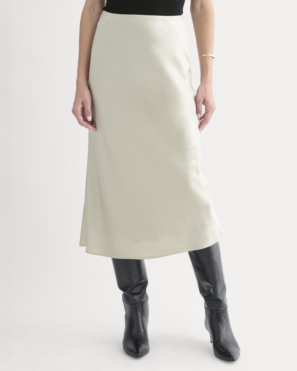 Slip Skirt in Silk Charmeuse | Peyote – Everlane
