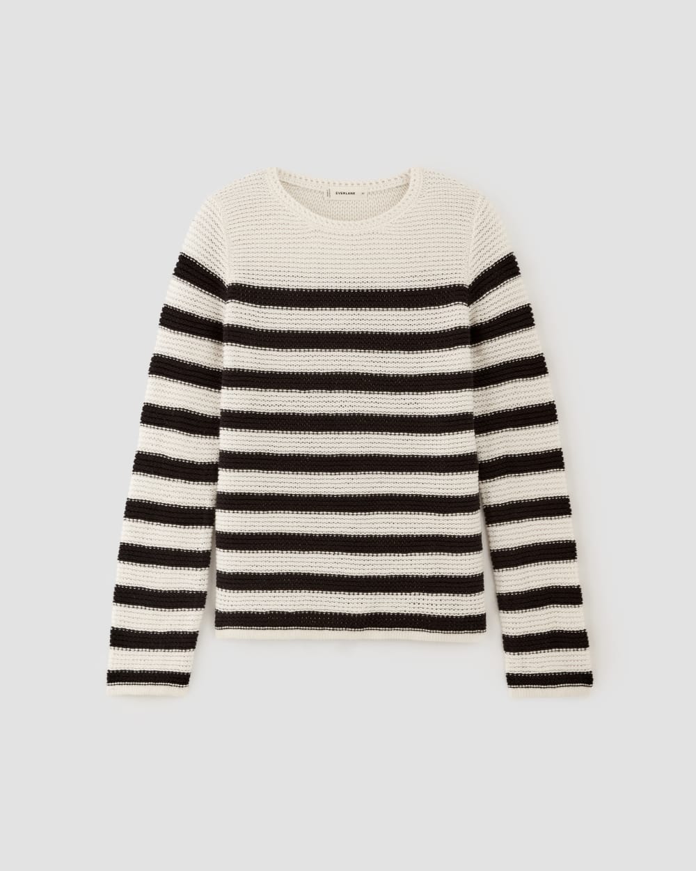 womens-organic-cotton-open-stitch-crew-black-bone | alt