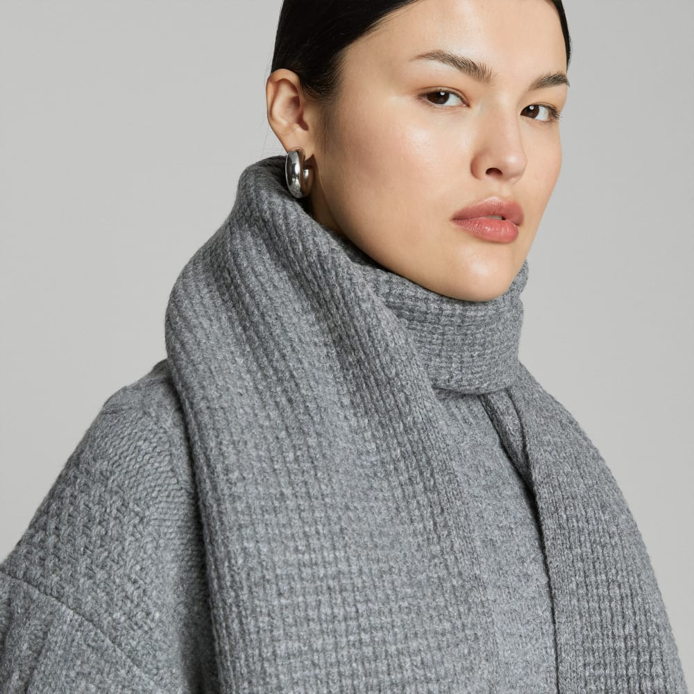 unisex-felted-merino-waffle-knit-scarf-heathered-mid-grey