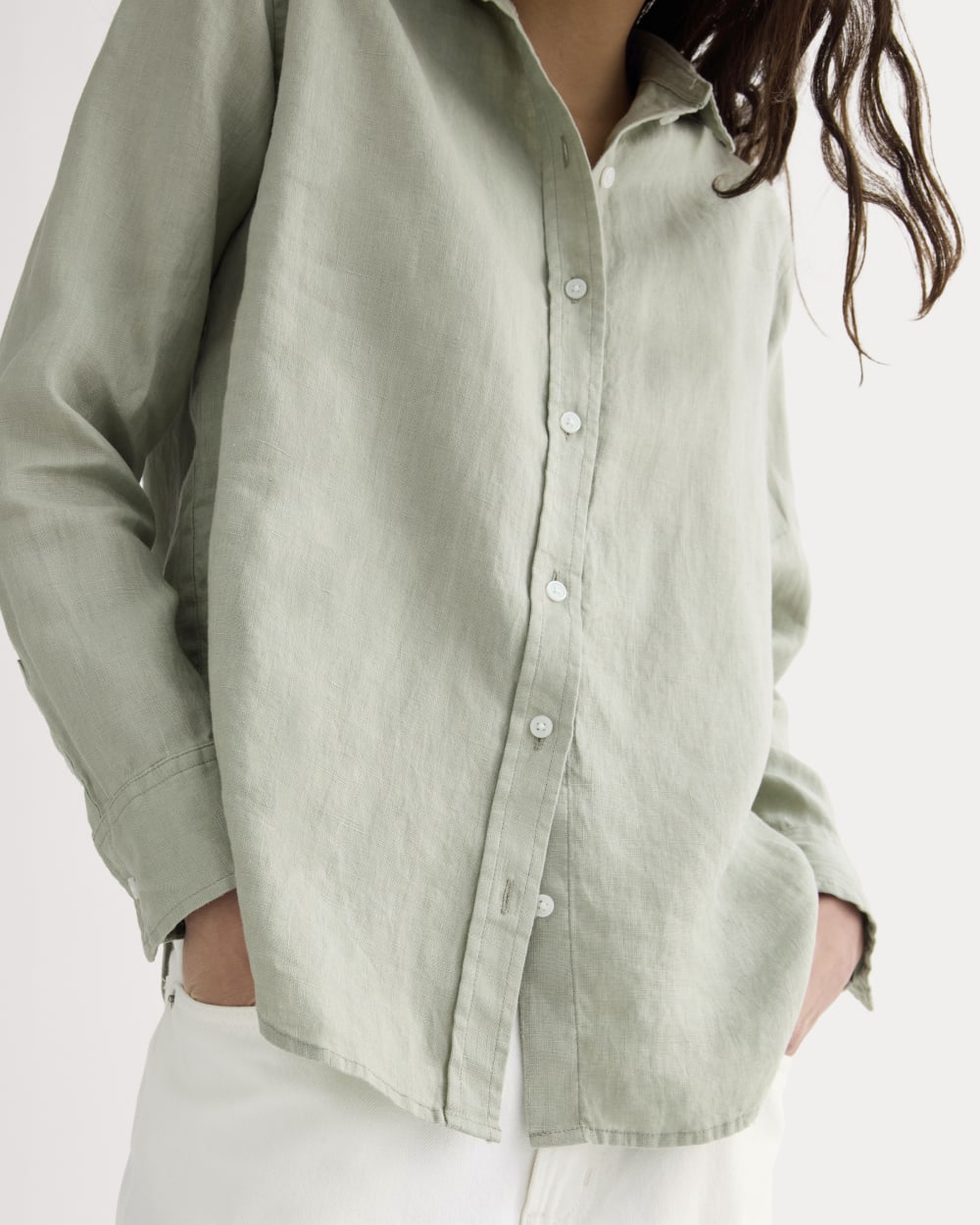 The Must-Have Shirt in Linen | Seagrass – Everlane