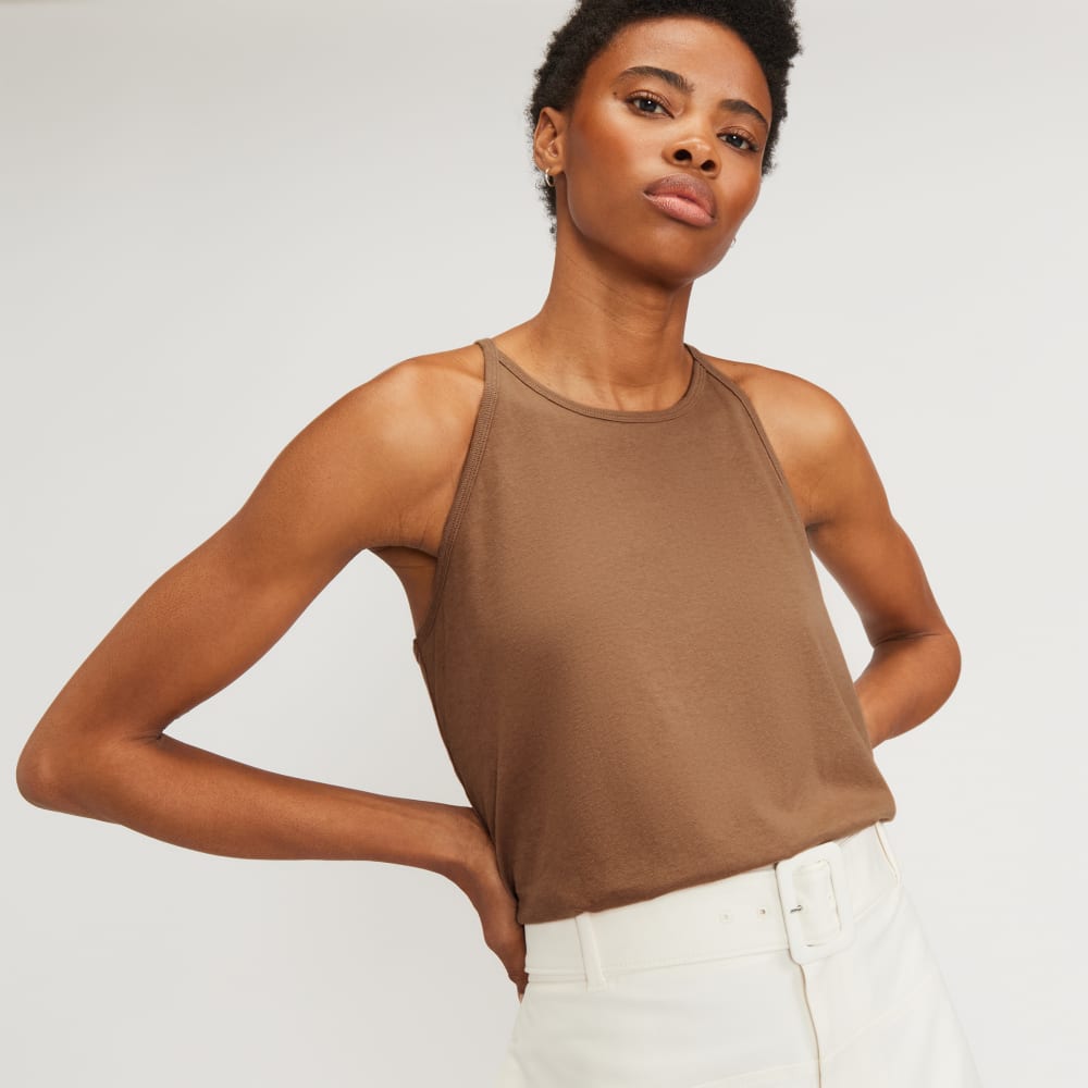 The Hemp Cutaway Tank | Carob Brown – Everlane