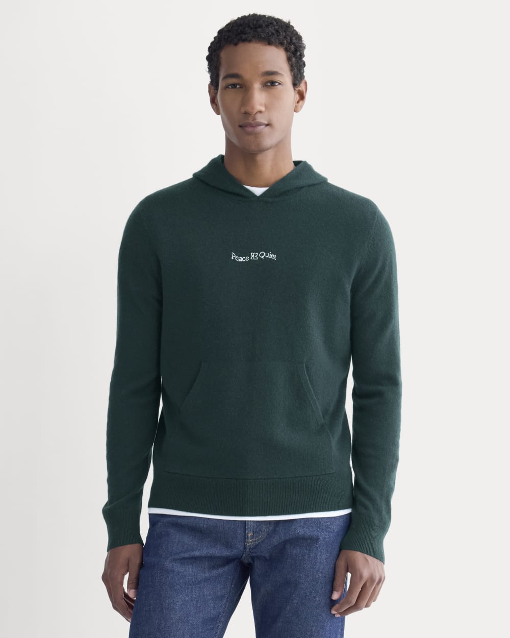 mens-peace-and-quiet-cashmere-hoodie-pine | primary