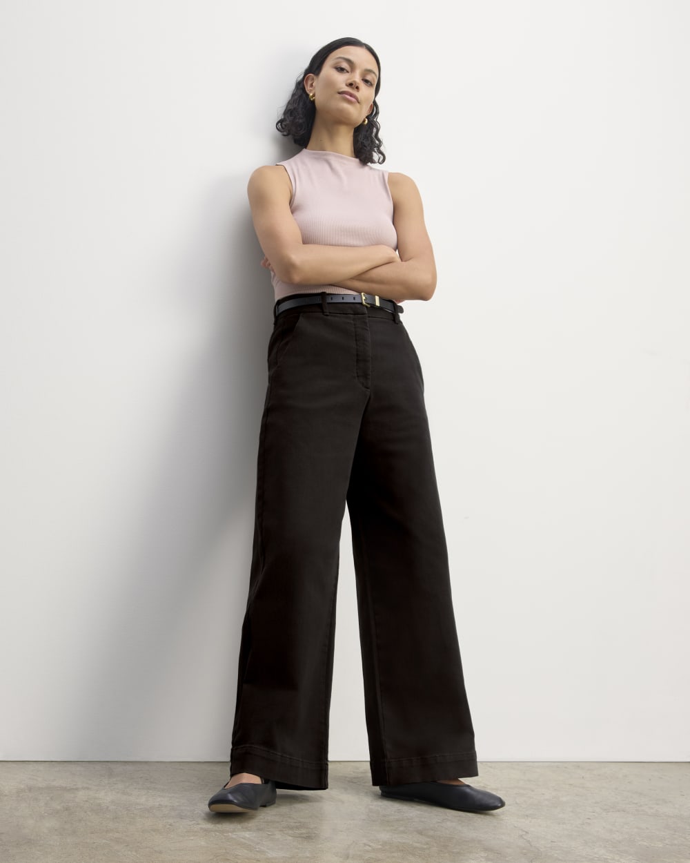womens-cotton-phoebe-trouser-black | primary