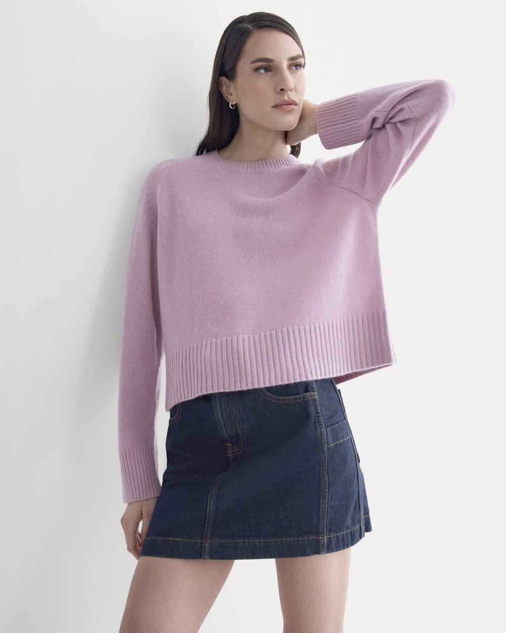 womens-cashmere-boxy-crew-sweater-lilac-crush | primary