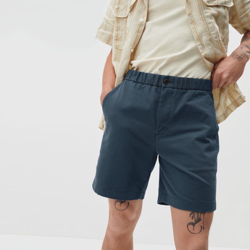 Pull On Performance Chino Short Kingfisher