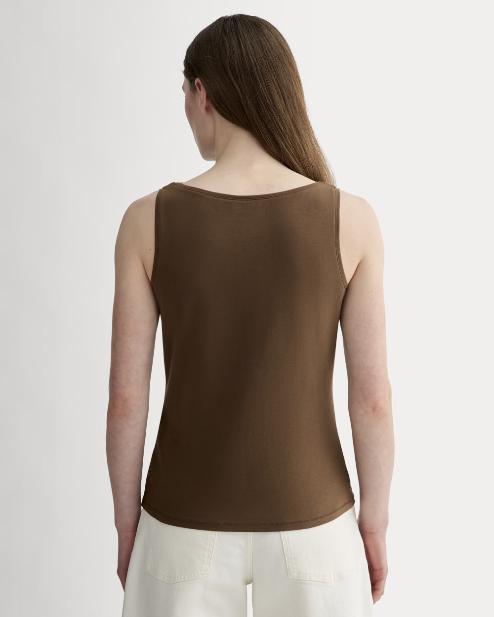 The Form Boatneck Tank | Cocoa – Everlane