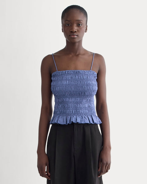 The Smocked Tank | Blue Dusk – Everlane