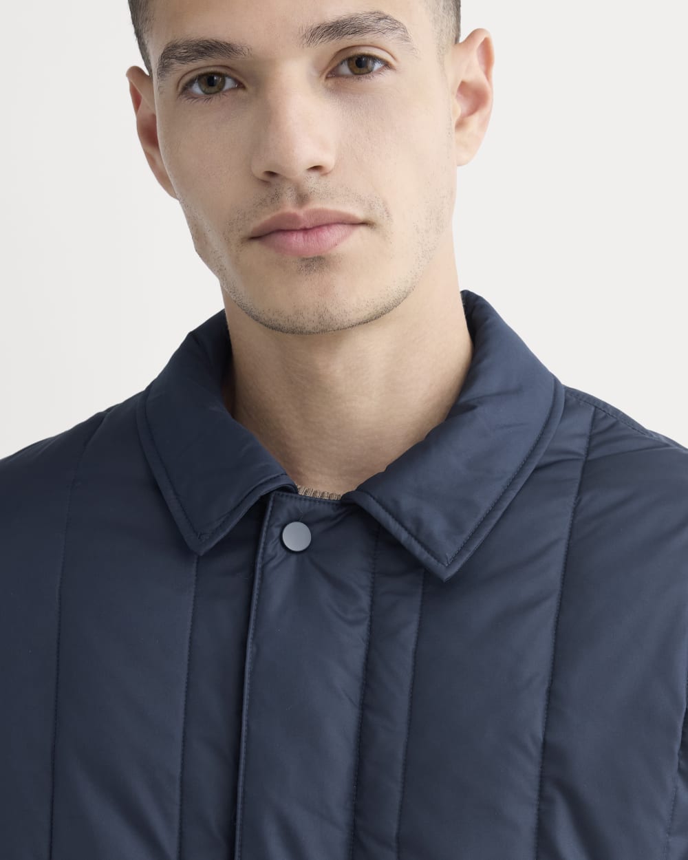 ReNew Vertical-Quilted Jacket | Navy – Everlane