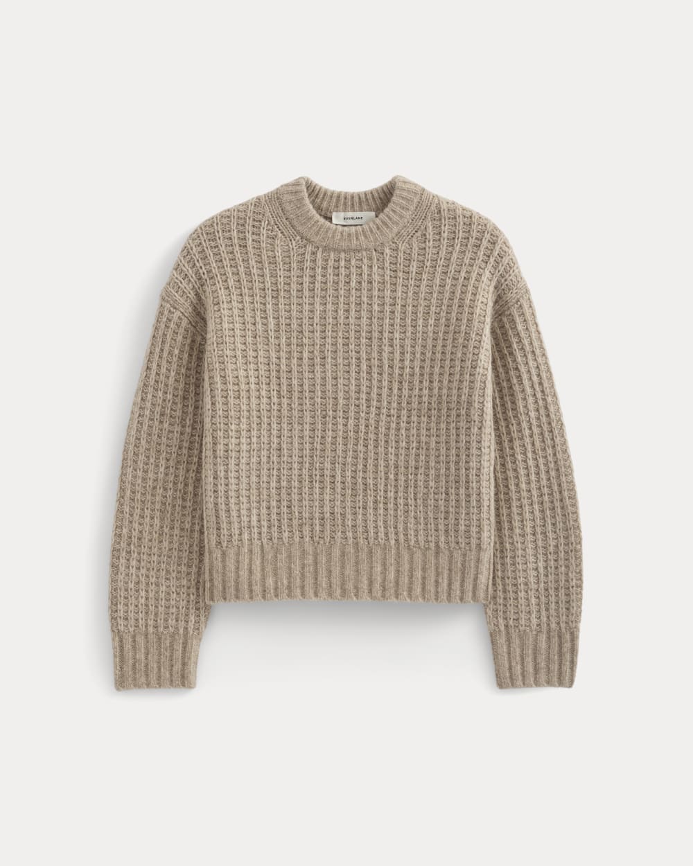新品♡ Na.e 【EVER SERIES】Crew Neck Knit モカ Waffle Sweater in Cloud | Heathered Oatmeal – Everlane