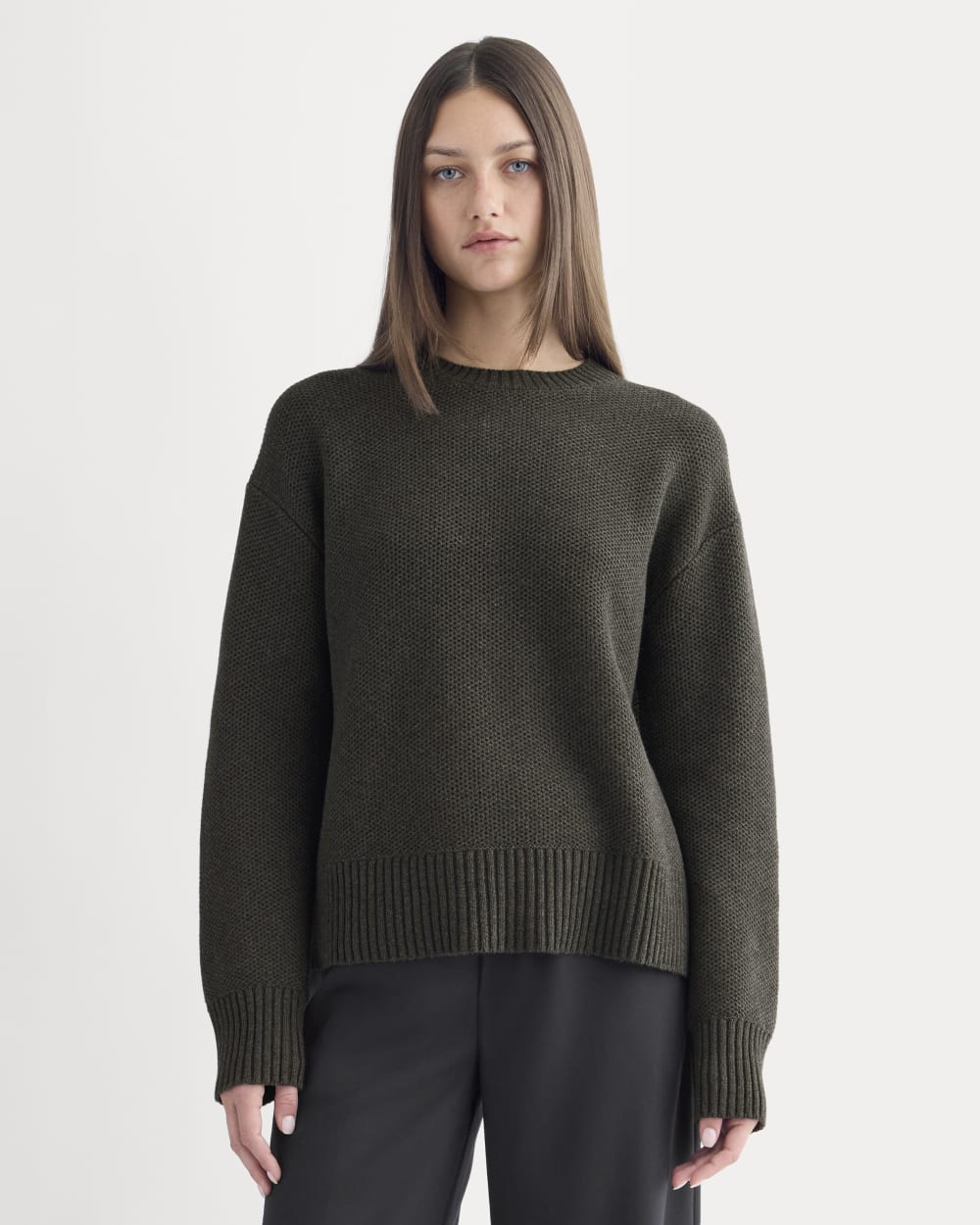 womens-cotton-honeycomb-square-crew-heathered-soot | primary