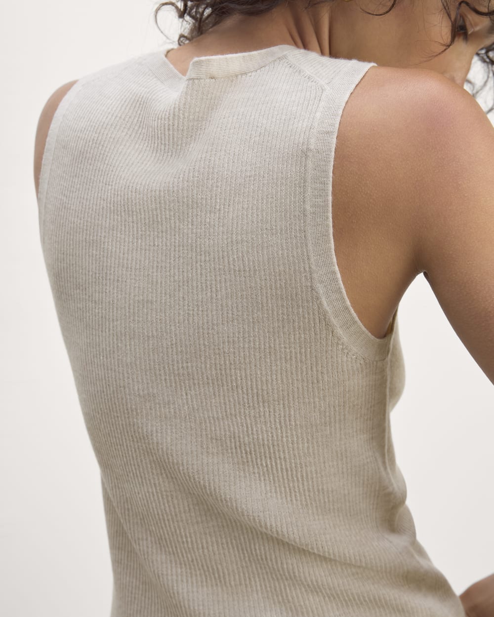 The Tank in Ultrasoft Merino | Heather Oatmeal – Everlane