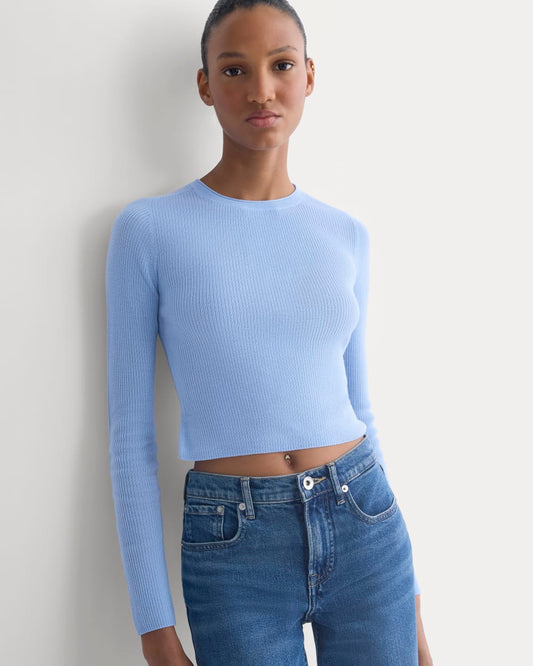 womens-cropped-crew-top-ultrafine-merino-open-air | primary