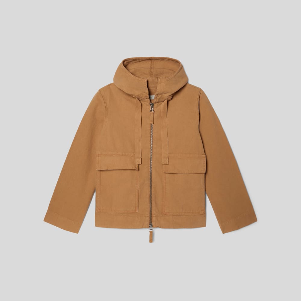 womens-canvas-organic-cotton-anorak-cappuccino | alt