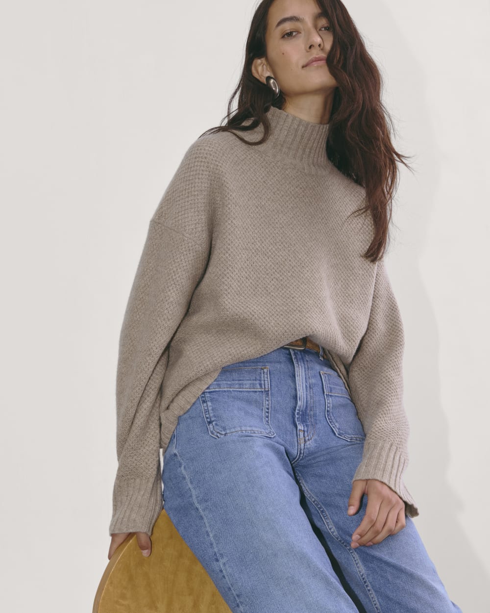 womens-wool-cashmere-honeycomb-funnel-sweater-oatmeal