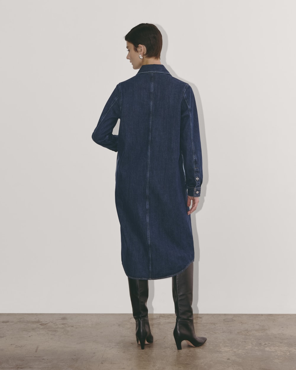 Everlane Denim Shirtdress in Indigo, Size XXS Everlane Denim Shirtdress in Indigo, Size XXS