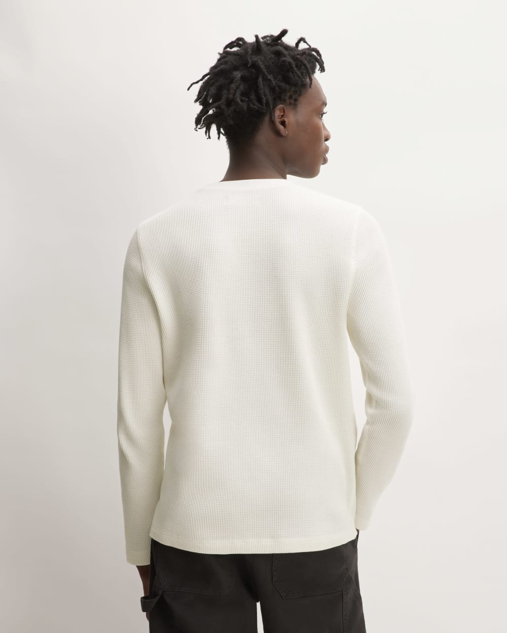 The Waffle Long-Sleeve Crew | Bone – Everlane