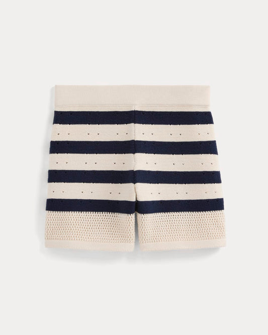 womens-open-knit-short-everyday-cotton-canvas-navy | primary