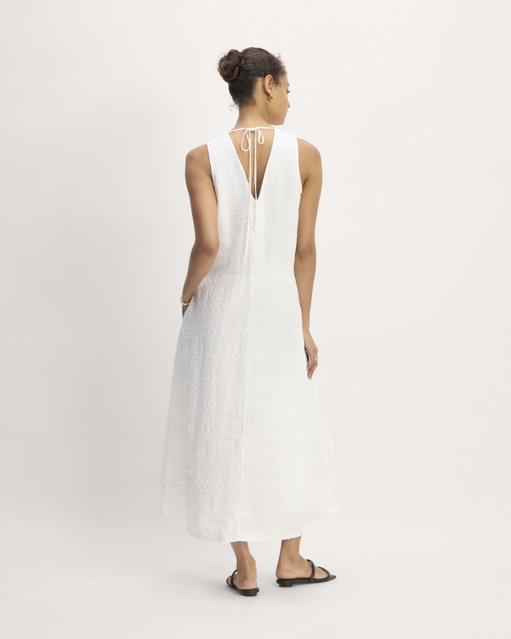 The Linen Eyelet Maxi Dress | White Eyelet Everlane The Linen Eyelet Maxi Dress | White Eyelet Everlane