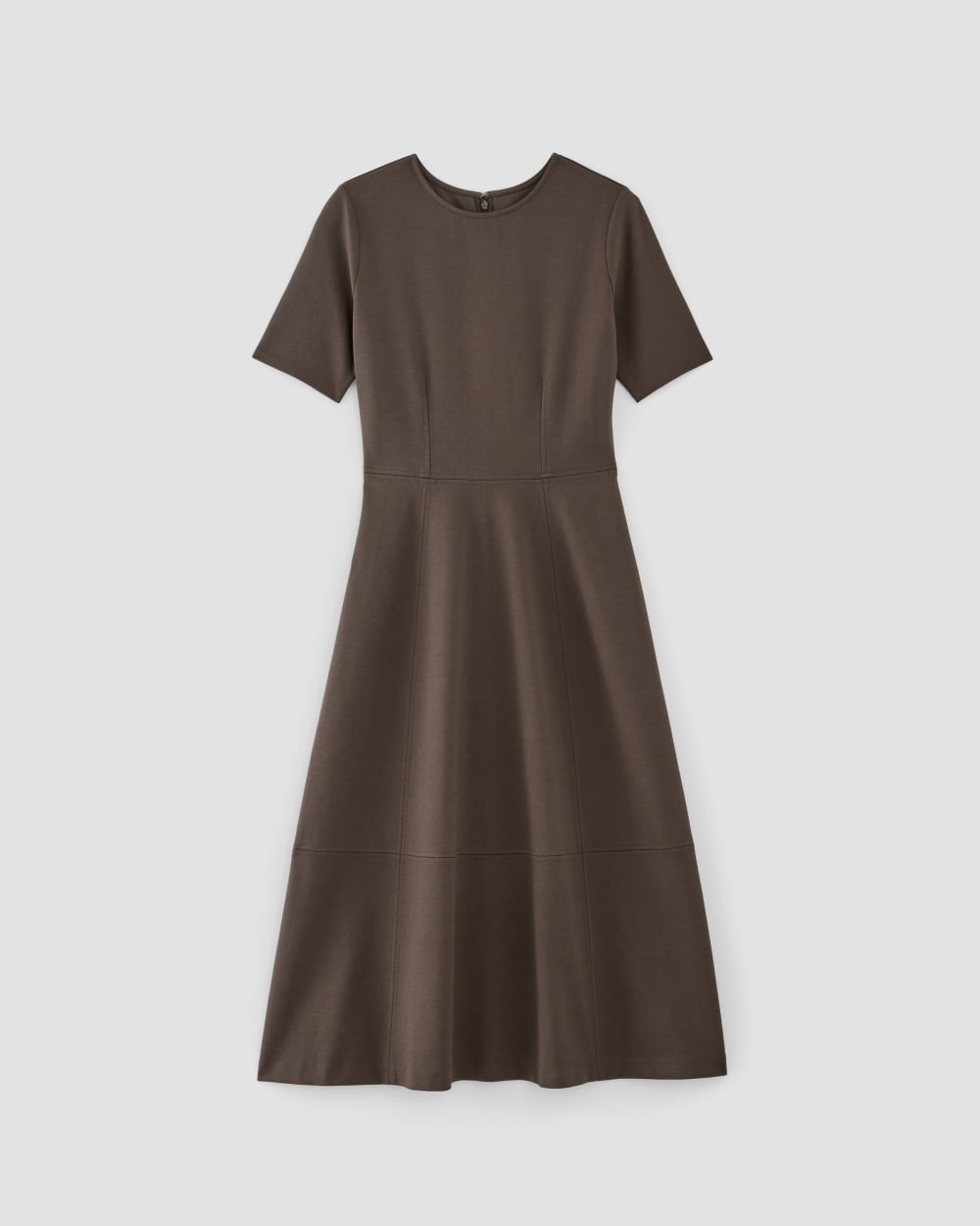The Dream Short-Sleeve Dress | Earth Brown Everlane The Dream Short-Sleeve Dress | Earth Brown Everlane