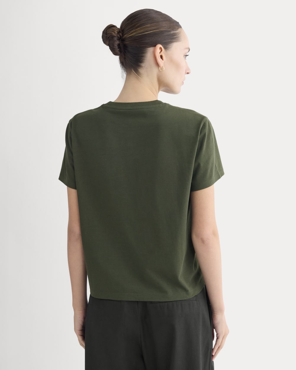 The Box-Cut Tee in Essential Cotton | Clay | No Pocket