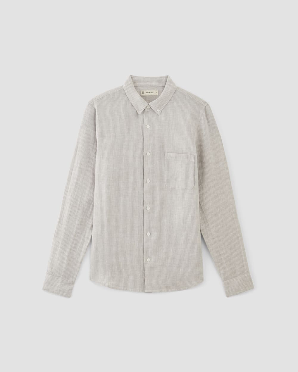 The Classic Shirt in Linen | Stone / White – Everlane